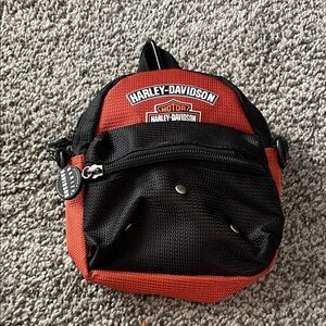 Harley-Davidson Black andBurnt Orange Mini Backpack